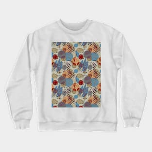 Leaves geometric mix Crewneck Sweatshirt